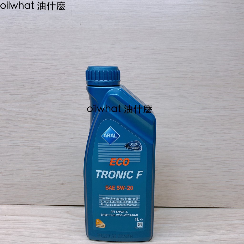 油什麼 ARAL 亞拉 5W20 ECO TRONIC F 5W-20 機油 948B 948-B FOCUS