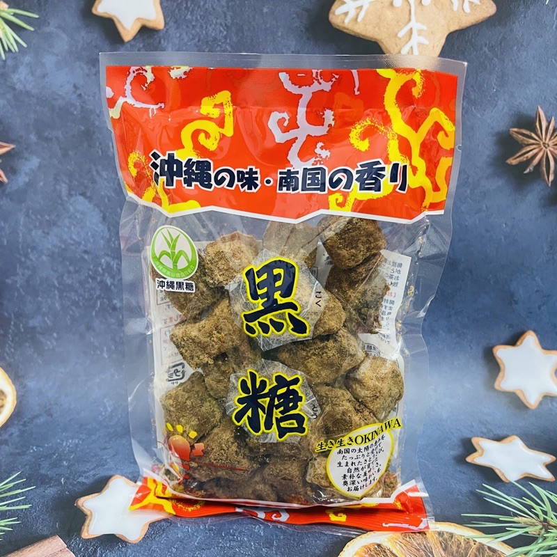 日本 OKINAWA沖繩黑糖 黑糖塊 230g 屋比久黑糖