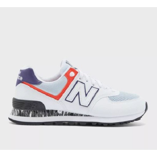 New Balance 女款白色運動休閒鞋-NO.WL574CS2