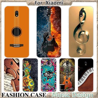 XIAOMI REDMI 小米紅米 8 8A 9 POCO M2 9A 9C 手機殼矽膠 TPU 果凍殼音樂設計手機殼