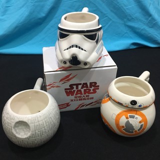 STAR WARS【星際大戰】陶瓷造型杯/馬克杯/咖啡杯#水杯 #杯子 #3D立體馬克杯 #白士兵 #BB-8 #死亡星