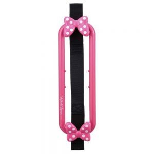 日本NAPOLEX Disney 米妮蝴蝶結 面紙盒扣帶 置物架 粉紅色 WN-31