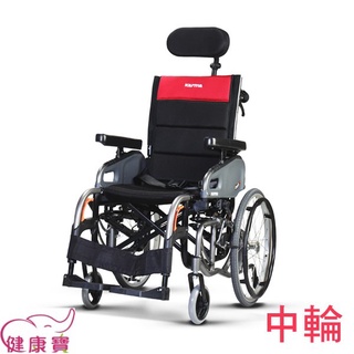 【贈三樣好禮】健康寶 康揚鋁合金輪椅VIP2 仰樂多2 空中傾倒型 仰躺型輪椅 躺式輪椅 特製輪椅 高背輪椅 後躺輪椅