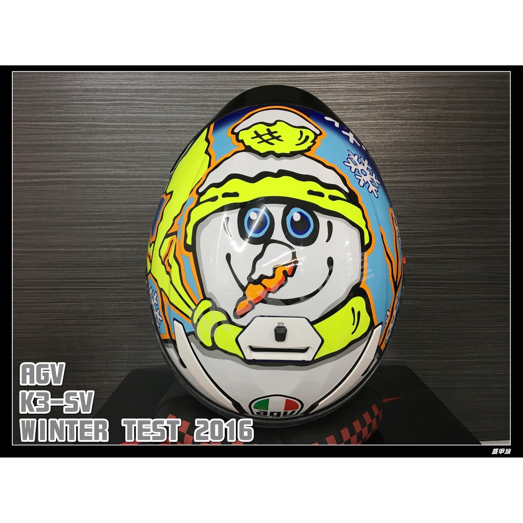 Max工作室😄AGV 亞洲版【K3-SV(K3 SV):WINTER TEST 2016】內建墨片+PINLOCK