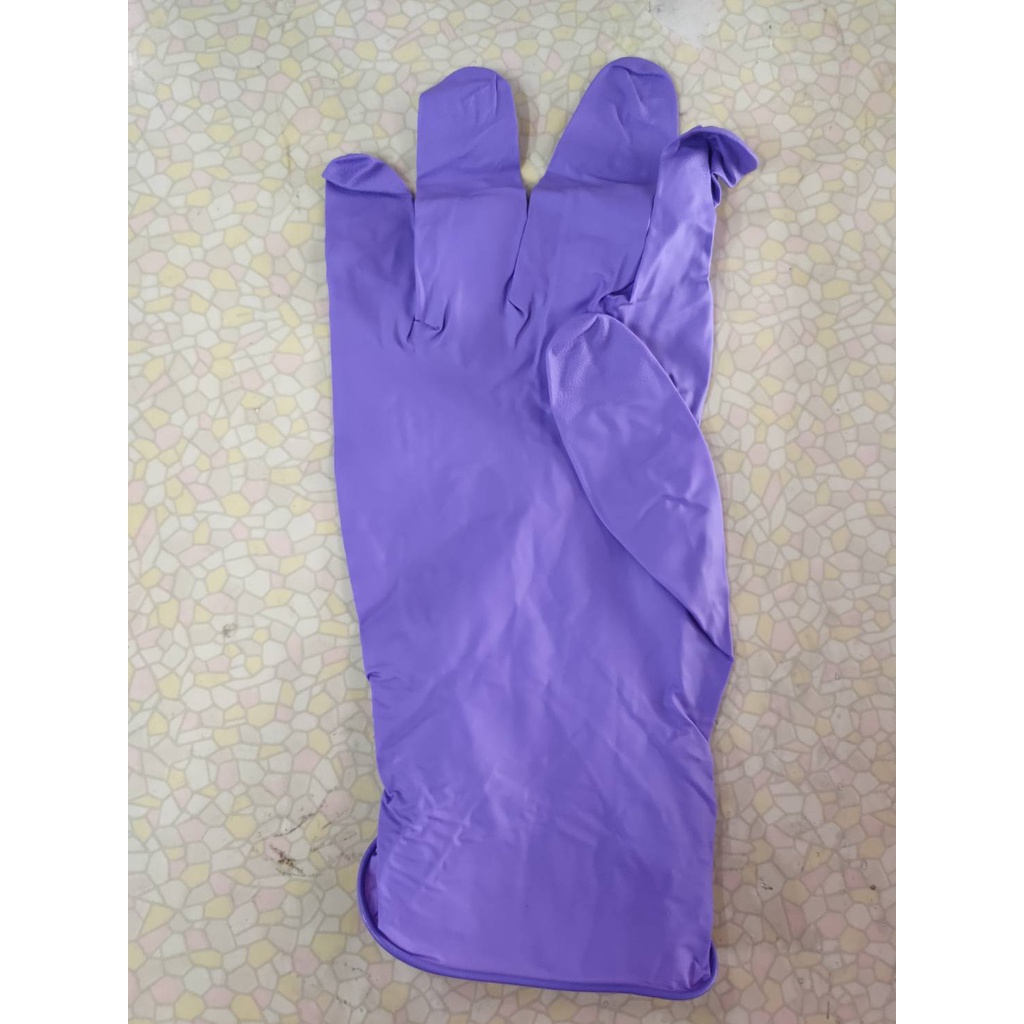 NBR紫色手套 丁晴手套 特厚款 紫色手套 手套 NBR盒裝 多倍檢診手套 無粉 乳膠手套 合成橡膠