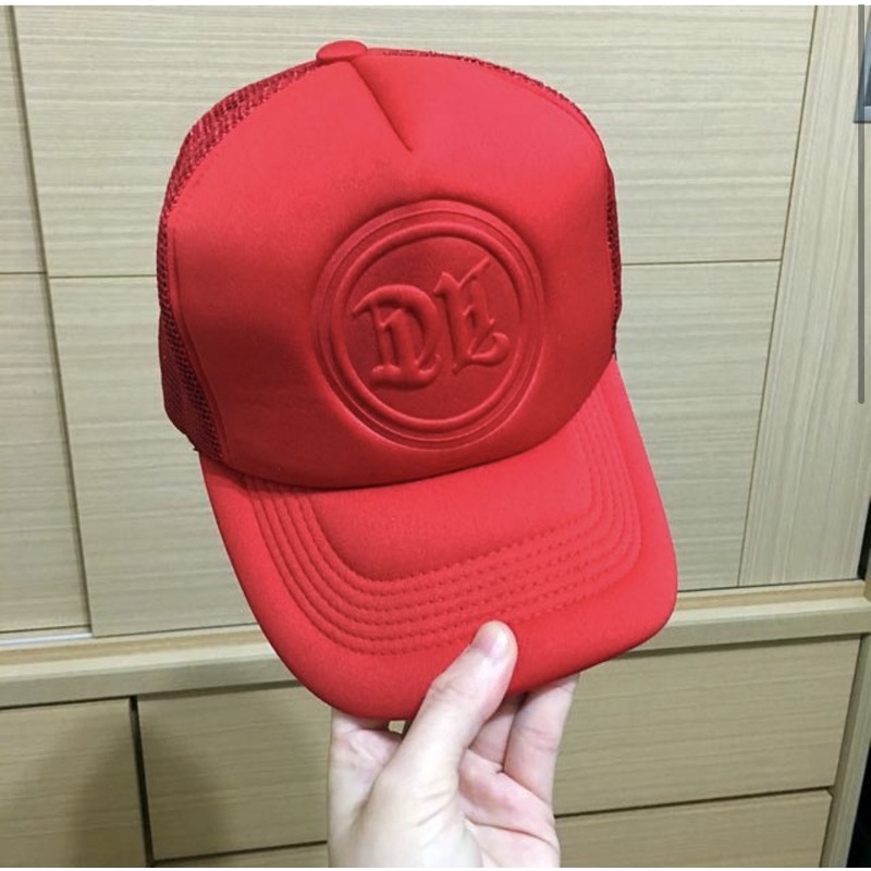 紅色網帽（挺）#網帽#遮陽#紅色#防曬