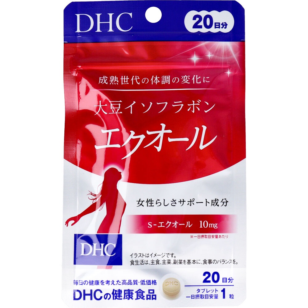 FOR joycepei930《現貨限量特價》日本境內版 DHC 大豆異黃酮 雌馬酚 PLUS 加強版 20日份