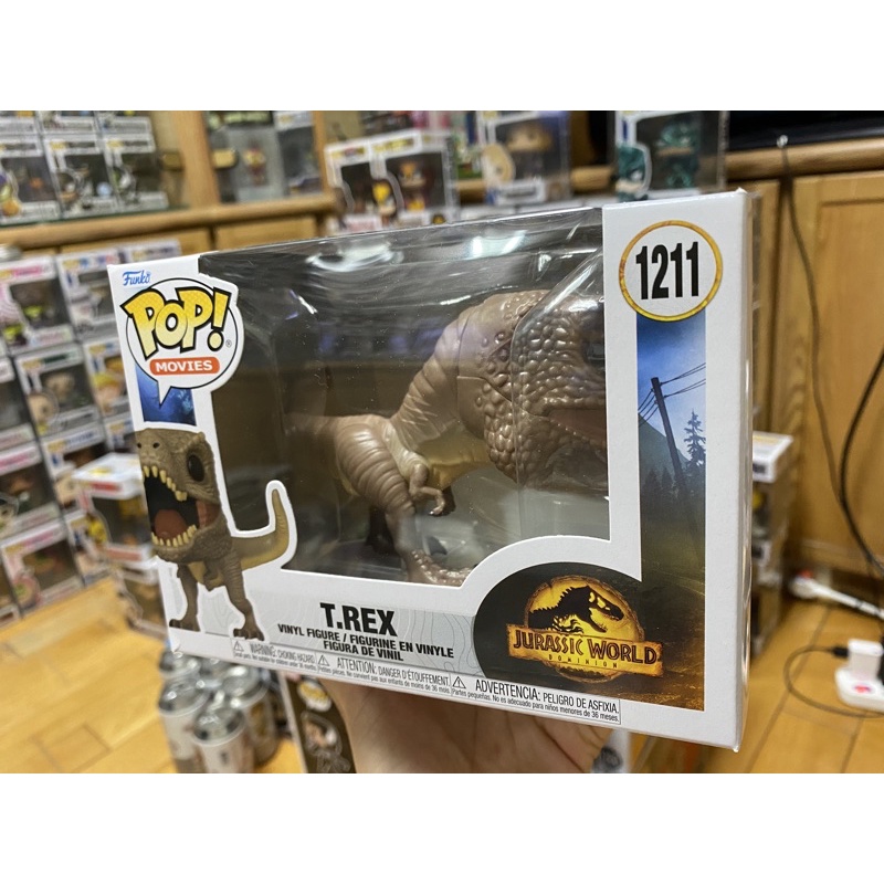 預購🦖FUNKO POP 1211 霸王龍 暴龍 T.REX 侏羅紀世界 侏羅紀公園 統霸天下 國外正版