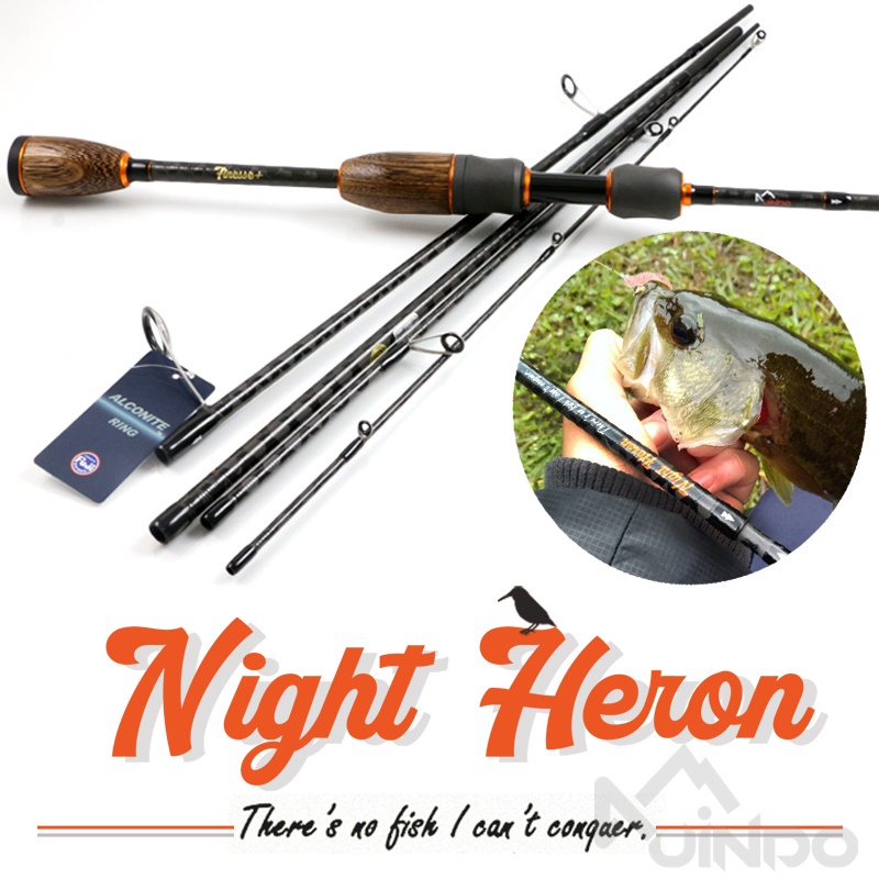 ⚡【感謝 特惠】Jindo 暗光鳥 實木 微物竿 Night Heron 根魚 路亞竿 BASS 黑鯛 黑鱸 捲仔