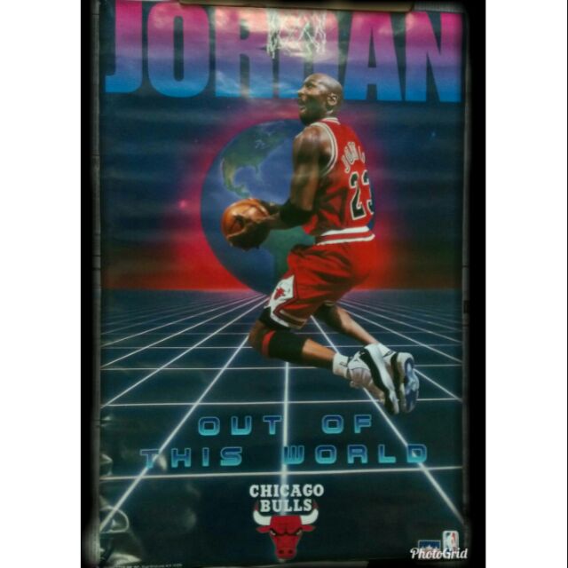 《NBA原版海報》Michael Jordan Out of the world