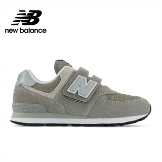 【New Balance】 NB 童鞋_中性_灰色_PV574EVG-W楦 574 中童