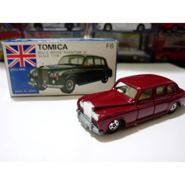 Tomica F6 日本製 外國車 絕版 稀有 紅色 Rolls Royce Phantom VI 勞斯萊斯