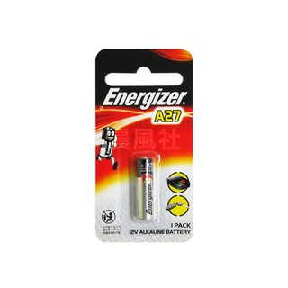 含稅【晨風社】Energizer 勁量 A27 27A 汽車 遙控器 鹼性 電池 12V