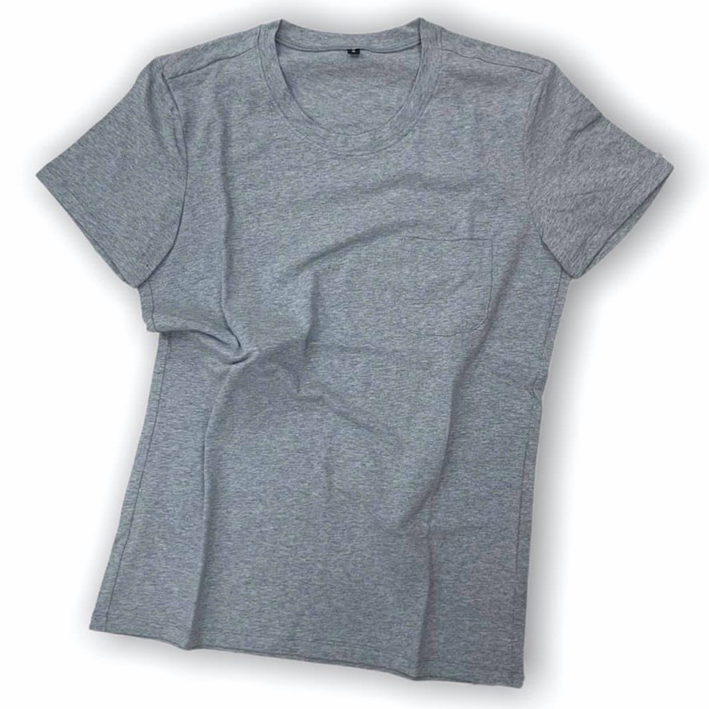 Vieso男生圓領口袋短袖T恤(灰色)A001-6