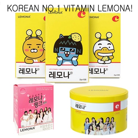 Lemona 2g x 10 棒 ,3g x 20 棒 ≤ 韓國維生素 C 維生素 B2 B6- Kakao 朋友和兩次
