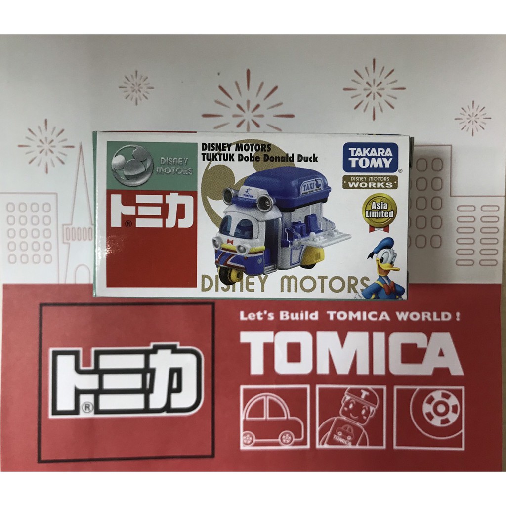 TOMICA TUKTUK Dobe Donald Duck 唐老鴨計程車 三輪車  亞洲限定版 (全新未開) ＊現貨＊