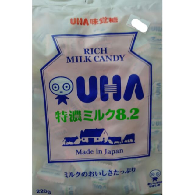 日本進口 味覺糖特濃8.2牛奶糖220g👑連妃嚴選👑