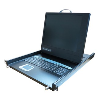 SUNBOX 17吋LCD + 8埠IP型 KVM (SKL1508I-17)