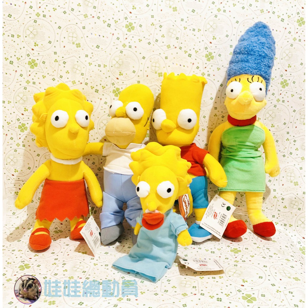 辛普森家庭娃娃全5種荷馬霸子花枝美枝奶嘴全新現貨辛普森一家 娃娃總動員 蝦皮購物