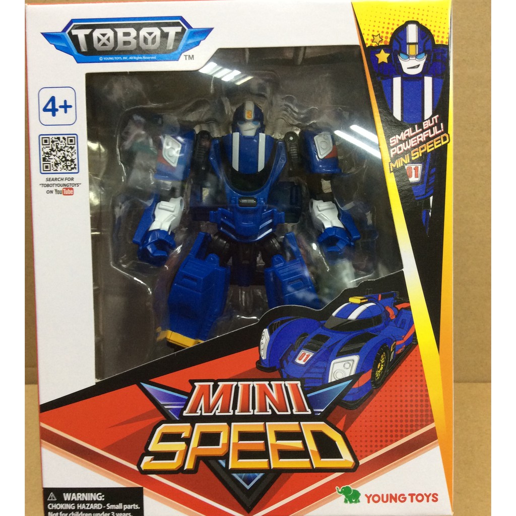 [佑子媽]TOBOT 機器戰士 GD MINI SPEED 迷你疾風YT01096迷你機器戰士 聖誕生日禮物 變形金剛