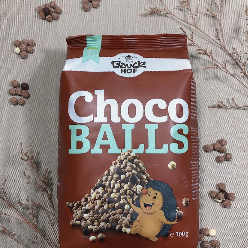 德國寶客BauckHof 無麩質巧克力早餐球(無蛋奶) Bauck Choco Balls  300g/包