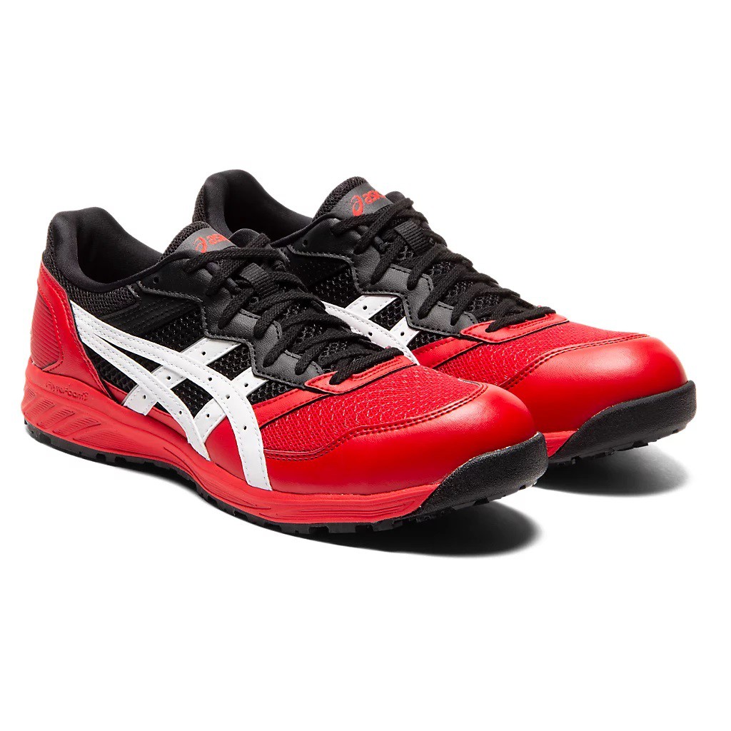 ASICS CP210 塑鋼安全鞋-✈日本直送✈(可開統編)-共三色-顏色:紅X白