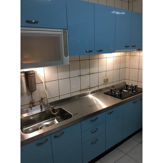 247cm不銹鋼抬面 櫻花隱藏油機 玻離爐 烘碗機 結晶門板 60cm水槽含平接 緩衝滑軌三抽 蝦皮購物