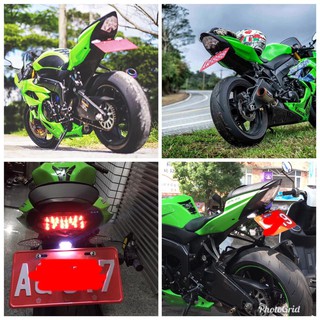 《輪胎城》KAWASAKI 川崎 09-18 ZX6R ZX-6R 短牌架 翹牌 鬍鬚牌短牌架 永久保固 NINJA