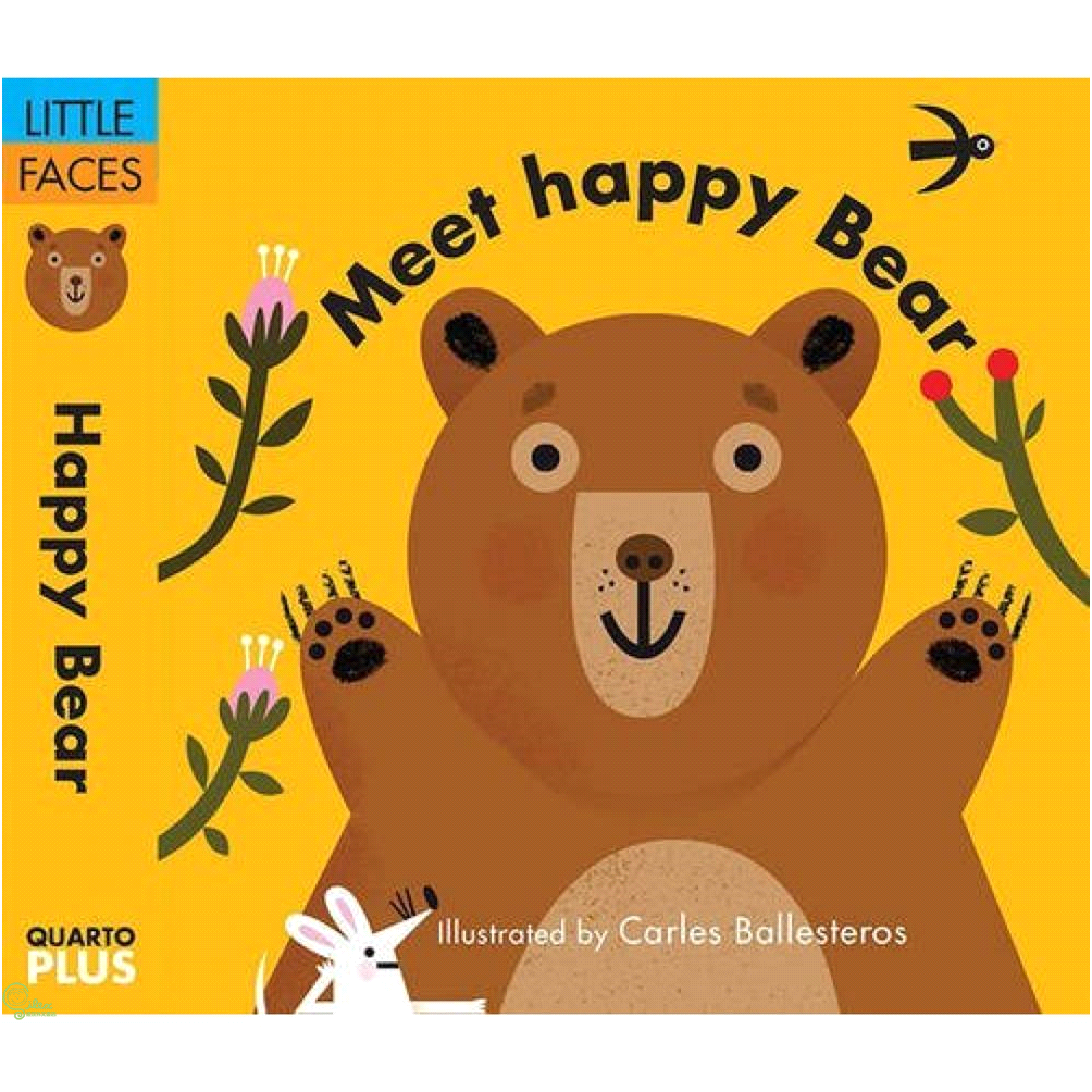 Little Faces：Meet Happy Bear 變臉操作書：快樂小熊篇（外文書）