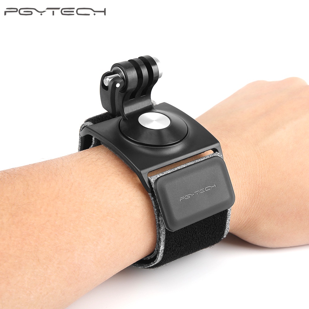 PGYTECH運動相機腕帶通用DJI/Gopro/Insta360相機 可調節 360度旋轉 透氣 防滑 Gopro腕帶