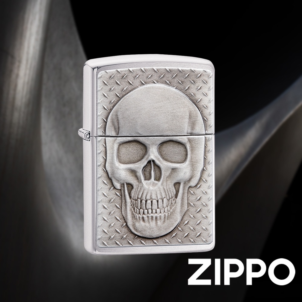 ZIPPO 硬派骷髏防風打火機 美國設計 官方正版 現貨 禮物 送禮 刻字 客製化 終身保固 29818