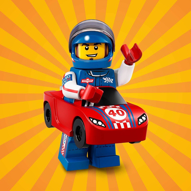 公主樂糕殿 LEGO 18代人偶包 六十周年 71021 人偶包 賽車裝人 車 Race Car Guy