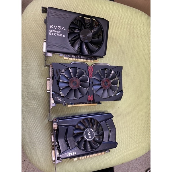 GTX 750ti ASUS EVGA MSI 2GD5 拆機良品 卡況良好