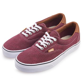 【27cm】VANS Era 59 經典素色休閒鞋-酒紅色VN0003S4ILF
