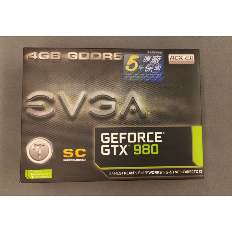 賣場最低價 EVGA NVIDIA  GTX 980 SC 4G 顯示卡