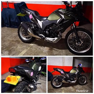 小梁部品 KAWASAKI VERSYS X-300 短牌架 鬍鬚牌 後牌架 翹牌 川崎 附牌照燈 永久保固