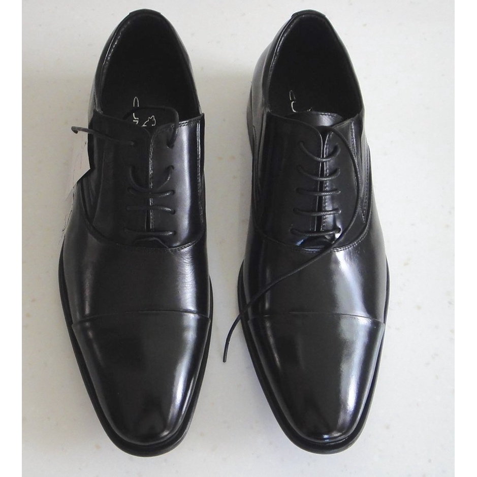CUMAR 專櫃 (黑) 經典高級真皮皮鞋 小牛皮 紳士鞋 45 上班族男士推薦
