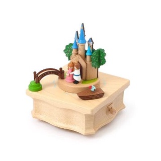 【森林城堡】小巧繞圈音樂盒 1064502（Wooderful life／音樂鈴／禮品／收藏品／紀念品）《筑品文創》