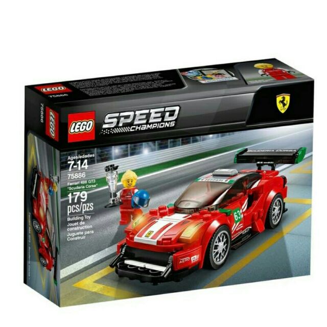 [qkqk] 全新現貨 LEGO 75886 42125 Ferrari 488 GT3 樂高速度冠軍系列