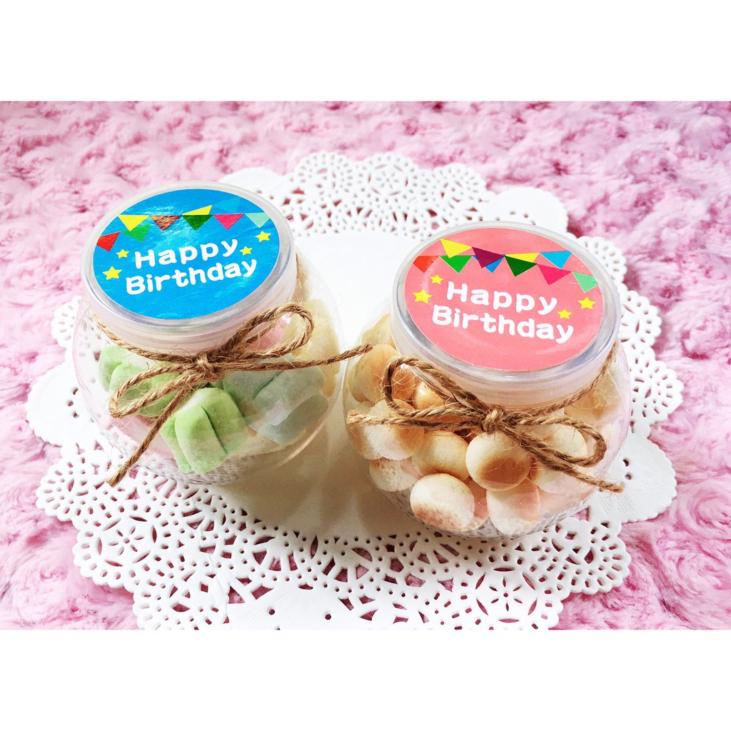 《 生日小圓罐餅乾 》婚禮小物 / 生日小點心/畢業禮物/幼稚園生日分享/生日禮物/ 生日分享禮園遊會慶生會/生日小禮盒