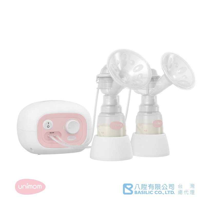 [Unimom Forte] 雙邊電動吸乳器 低噪音 舒適 有效率 最大吸力300mmhg 可切換手動 (L009)
