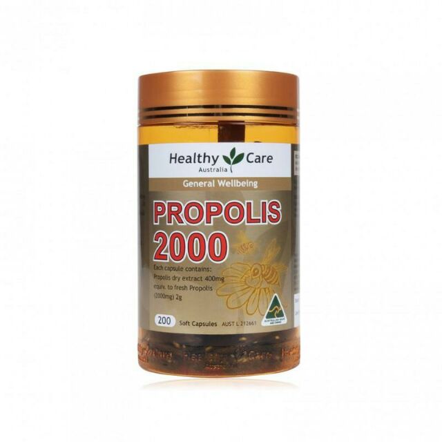 【澳洲Healthy Care Propolis 2000mg 蜂膠膠囊 200顆 】-(現貨) 200粒