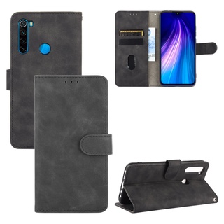 奢華肌膚手感 翻蓋皮套 紅米 Redmi Note 8 Pro 手機殼 Note8 支架插卡 保護殼 掀蓋殼