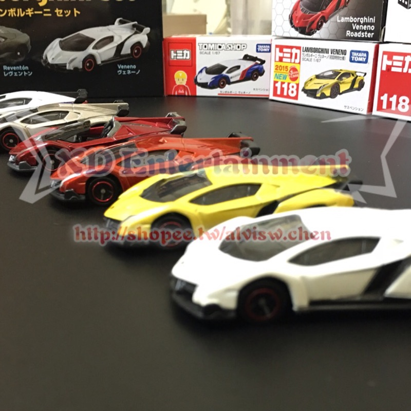 TOMICA LAMBORGHINI VENENO 原廠各版本 大集合