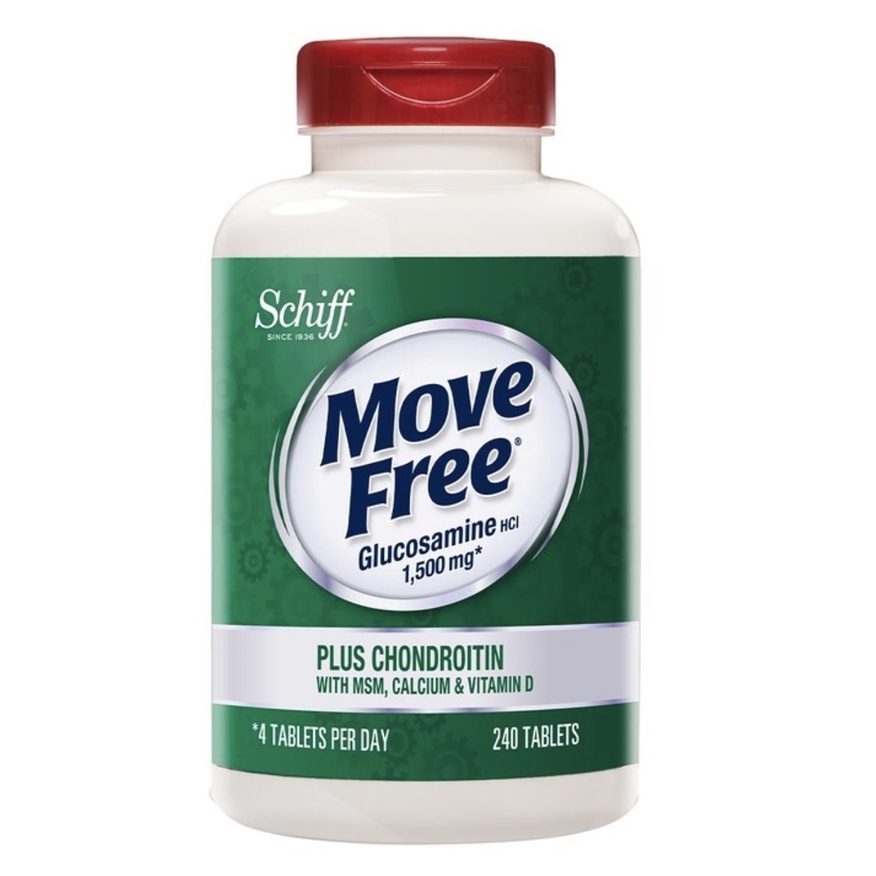 【好市多COSTCO代訂】Schiff Move Free益節葡萄糖胺+軟骨素+MSM+維生素D+鈣錠240錠