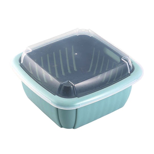 4715 三合一瀝水籃 冰箱保鮮盒瀝水盤 多功能清洗籃收納盒 整理盒 露營用具