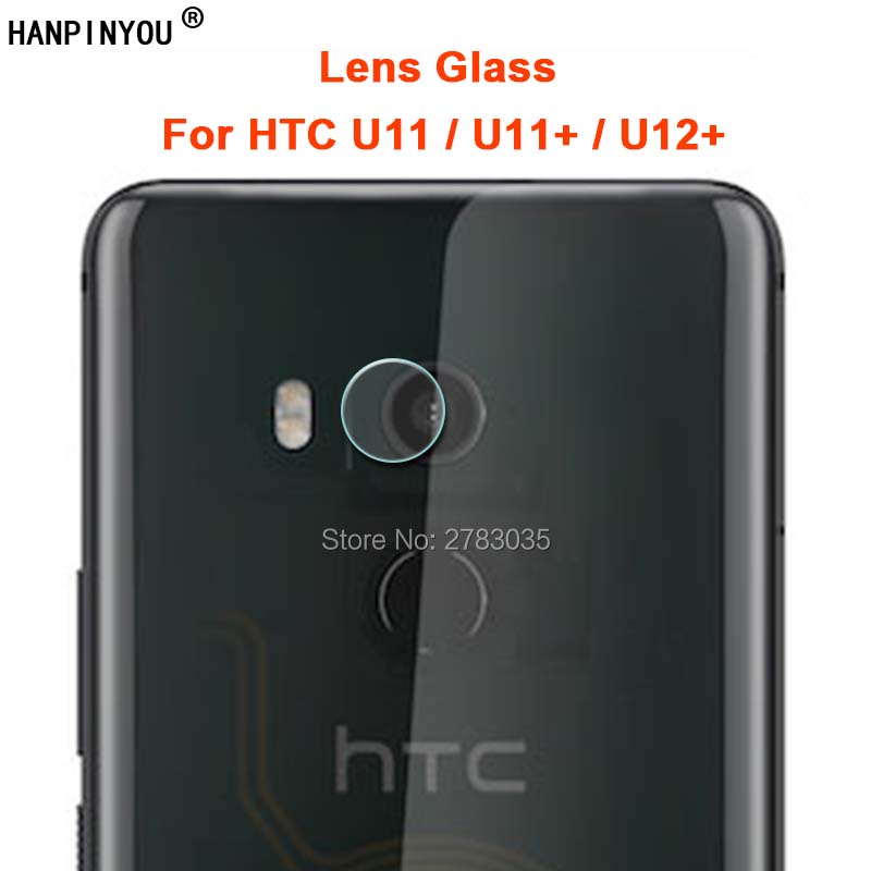 宏達電 1-5 件適用於 HTC U11 U12 Plus U12+ 透明超薄後置攝像頭鏡頭保護膜後置攝像頭鏡頭蓋軟玻璃