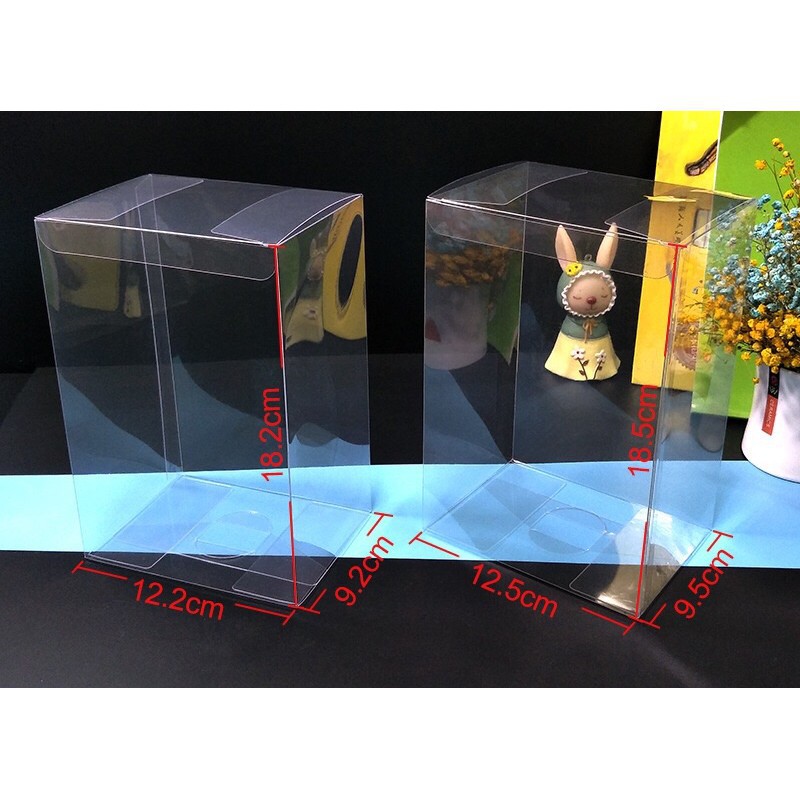 wcf 標準盒 防撞盒 透明盒 保護盒 寬盒 公仔盒 模型盒 長盒 pvc加大 塑膠 禮物盒 展示盒 娃娃機 Mega