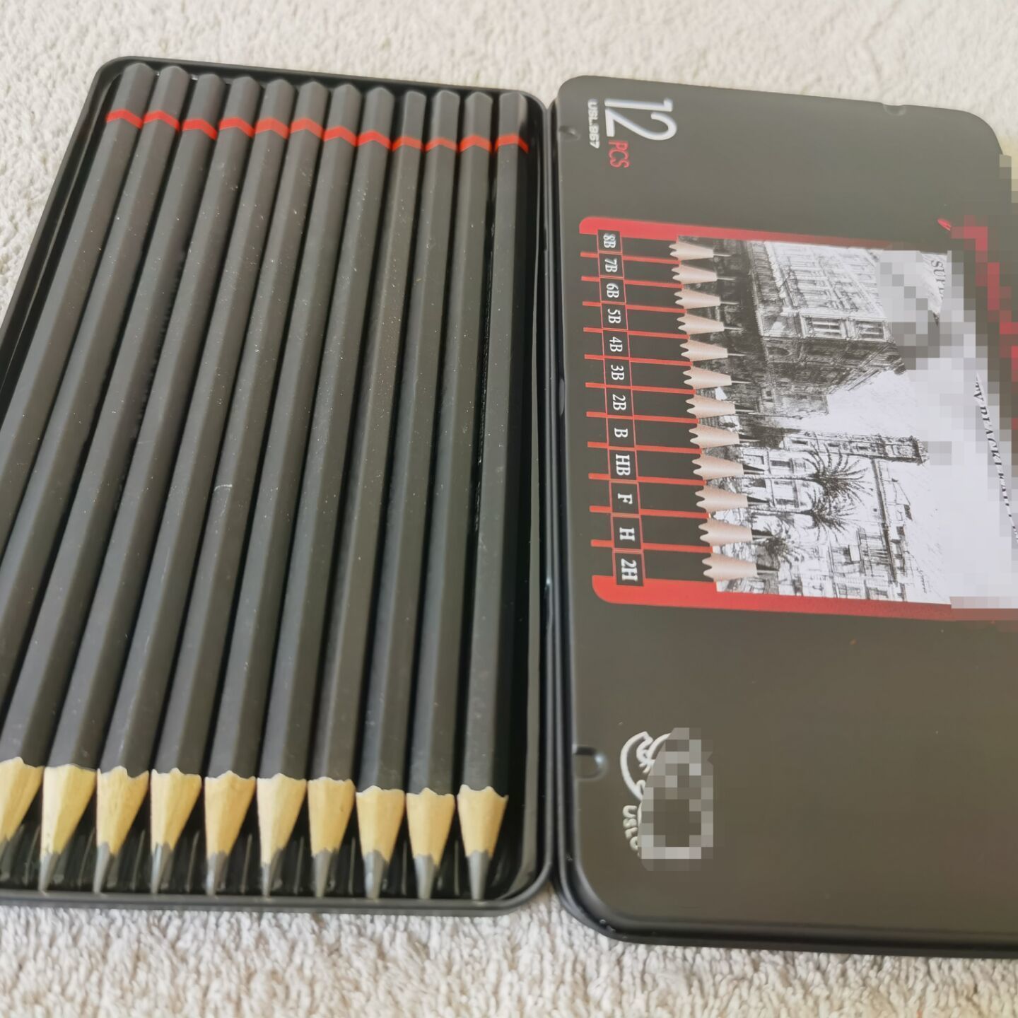 台灣熱銷 12支素描鉛筆繪圖鉛筆2h H F Hb B 2b 3b 4b 5b 6b 7b 8b 蝦皮購物