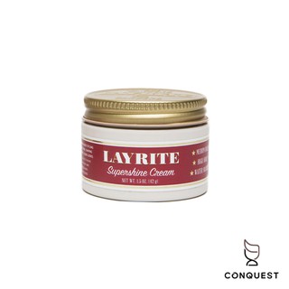 【 CONQUEST 】Layrite SuperShine Cream Pomade 1.5oz 紅女郎 水洗式髮油